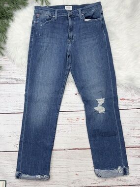 👖|•HUDSON•| Blair High Rise Straight Crop Jeans Size 29👖